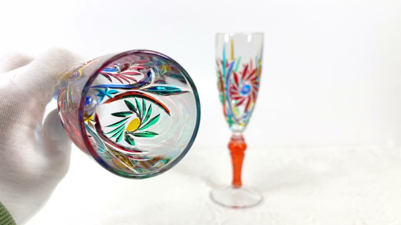 My Italian Decor – Italian Crystal ‘Twizzler’ Champagne Flutes, Handmade In Italy My Italian Decor - Italian Crystal 'Twizzler' Champagne Flutes, Handmade In Italy