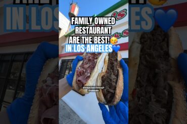 FAMILY OWNED RESTAURANT ARE THE BEST! - #italianfood #losangeles #sandwich #shorts