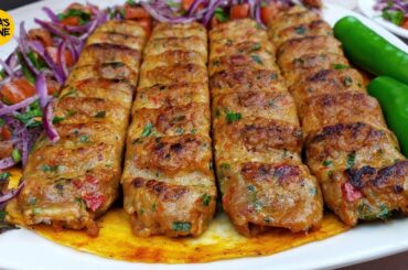 Turkish Chicken Adana Kebab Recipe With Homemade Skewers by Aqsa's Cuisine, Adana Kebab,Kebab Recipe