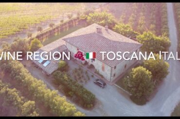 Drone Flight over wine yard Italy Tuscany | l'aria sopra i vigneti in toscana Italia | 2024
