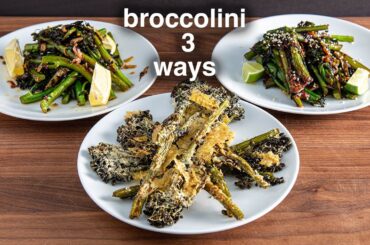 3 quick and easy BROCCOLINI recipes I can't stop eating