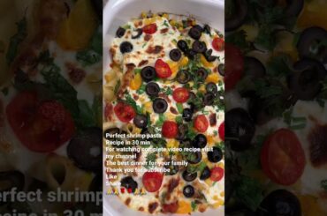 Perfect shrimp pasta recipe #yummy #2022 #recipe #recipes #recommended #in30min #seefood #shrimp