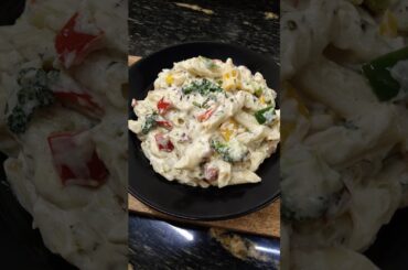 White Sauce Pasta #shorts #food #cooking #asmr #asmrcooking