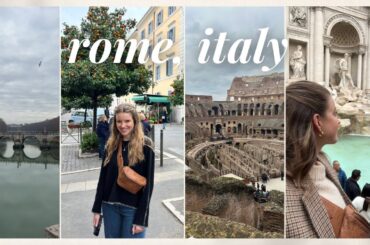 ROME VLOG: colosseum, trevi fountain, spa day, INCREDIBLE michelin food, pantheon, shopping + more