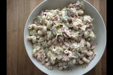 WHAT'S FOR DINNER | CHOPPED ITALIAN GRINDER PASTA SALAD