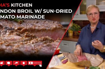 London Broil with Sun Dried Tomato Marinade