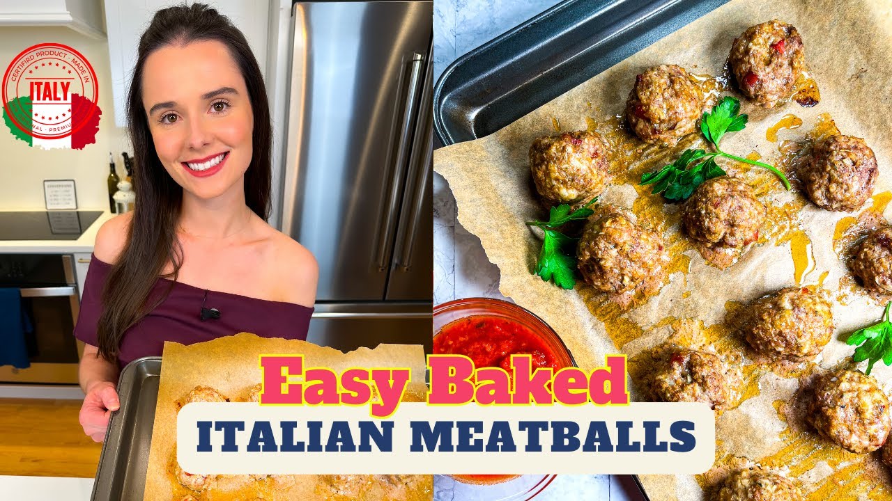 Baked Italian Meatball Recipe Baked Italian Meatball Recipe