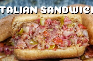 CHOPPED ITALIAN SANDWICH - VIRAL SOCIAL MEDIA HIT HOMEMADE - 0815BBQ - International