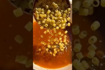 "Quick & Cozy Italian Pasta e Ceci Soup Recipe #shorts #italianpasta