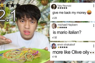 Eating at BGC's Worst Reviewed Italian Restaurant on Google Maps