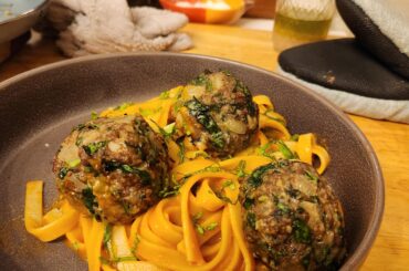 The silky tomato sauce made this dish.