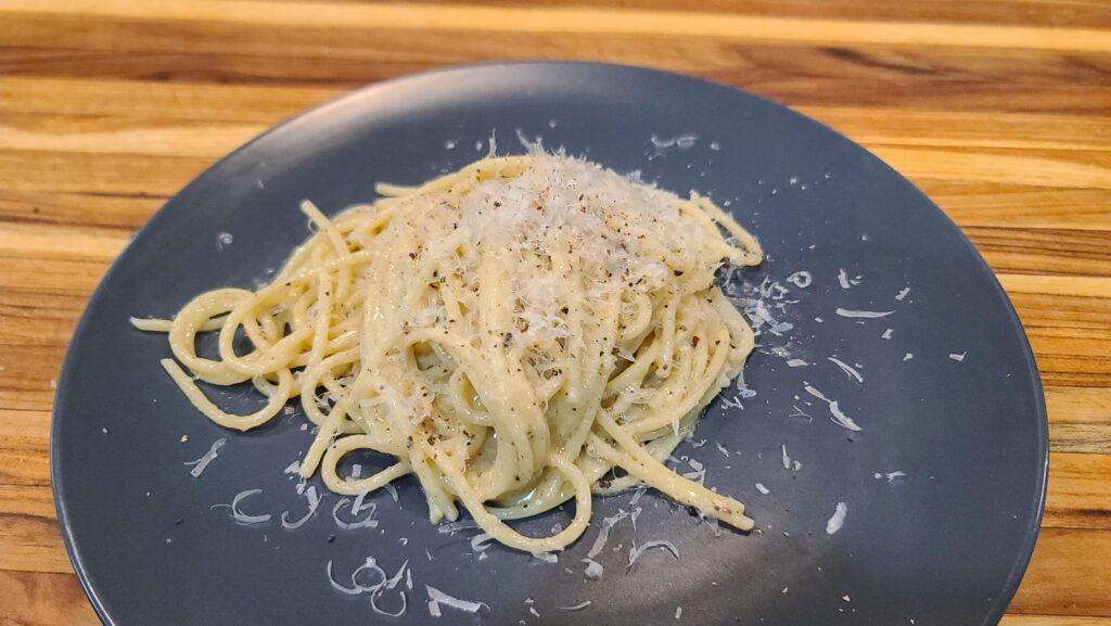 With all these Cacio e pepes