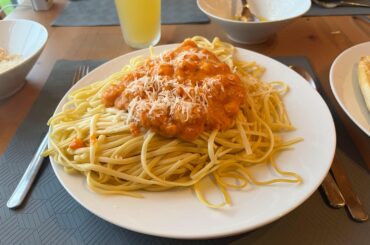 Pasta with Seafood Rose Sauce