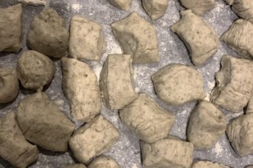 It’s my first time making gnocchi and after 1 day outside the fridge, the dough developed these black spots and lost its yellow color, the smell is just as fresh pasta. I’m pregnant and I’m afraid of eating it now. Is it safe?