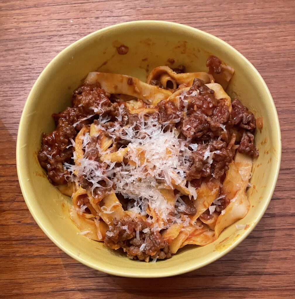 Tagliatelle al ragu