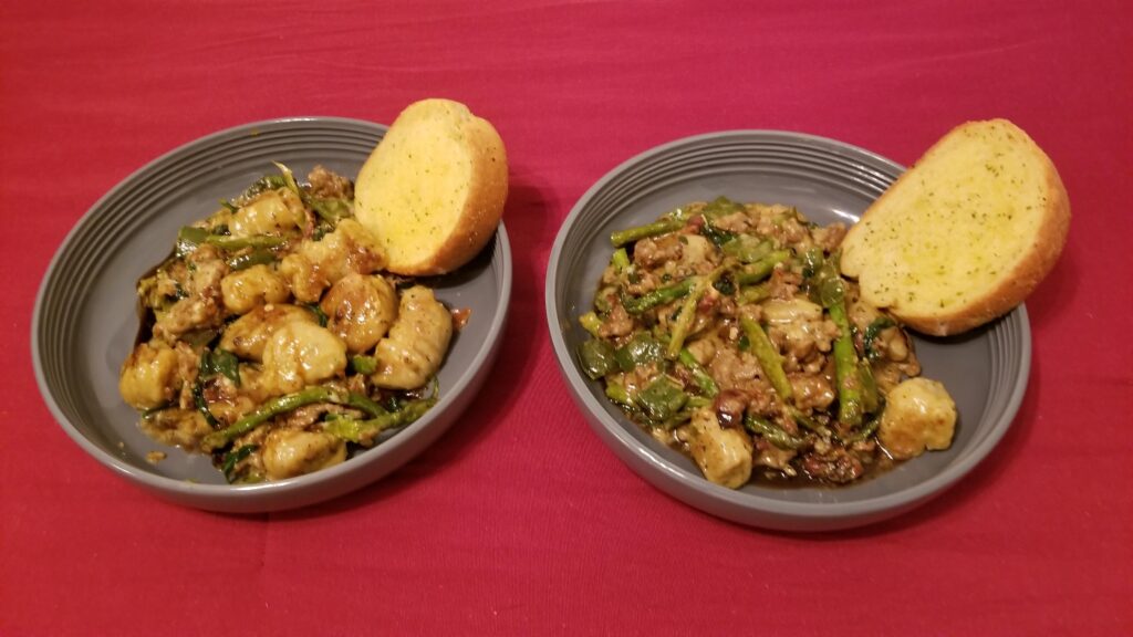 Made a little gnocchi for dinner [home made...sort of]