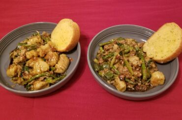 Made a little gnocchi for dinner [home made...sort of]