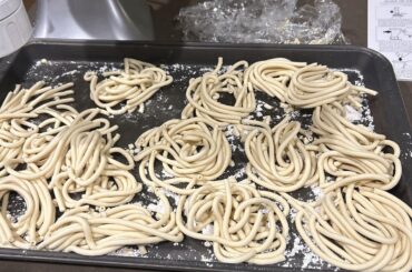 First attempt at gluten free pasta with the kitchen aid pasta press