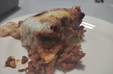 First time making lasagna from scratch