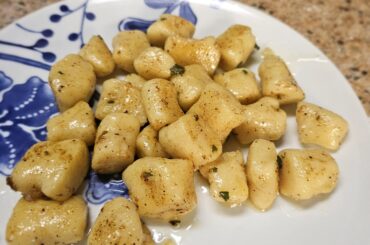 Gnocchi with butter and sage