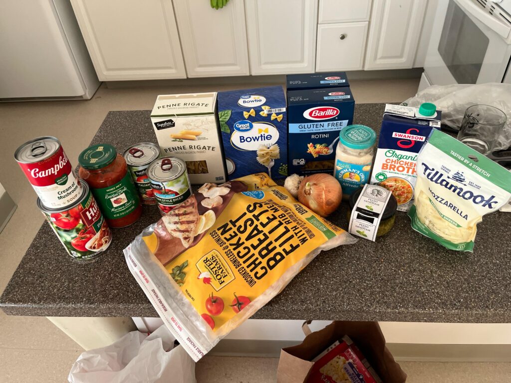 wife said she wants pasta for dinner. what can i make with this?