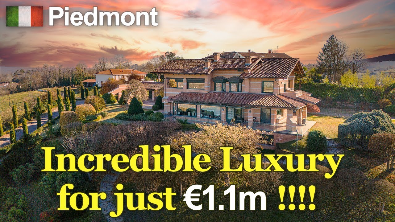 Luxury Piedmont villa for sale 35 mins from Torino Luxury Piedmont villa for sale 35 mins from Torino