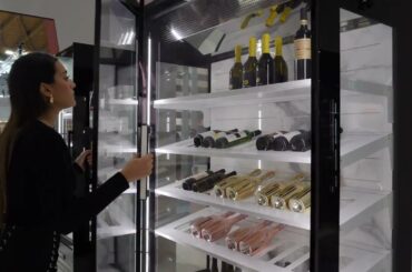 TOTEM WINE: refrigerated wine cellar made in Italy