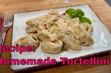 Homemade Tortellini quick recipe #food #pasta #recipe