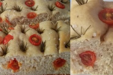 TOMATO FOCACCIA|FOCACCIA|FOCACCIA BREAD RECIPE|FOCACCIA RECIPE|ROSEMARY FOCACCIA|BREAD|ITALIAN FOOD
