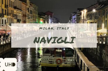 WalkIn NAVIGLI | MILAN | ITALY | 4K HDR Walking Tour