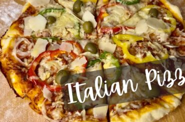 HOMEMADE ITALIAN PIZZA RECIPE!!! | You must try this recipe!!!
