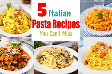 Unveiling the Simplicity of 5 Famous Italian Pasta Recipes - No Fancy Equipment Needed!