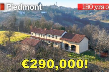 Piedmont Farmhouse for restoration in beautiful location