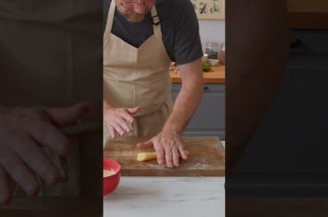 Tangy Potato Noodles With Fried Zucchini & Ground Beef Bites #shorts #potatonoodles #noodles #food
