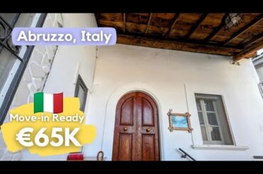 Abruzzo, ITALY. Move in Ready Italian Home in Lively town. Walking Distance to amenities