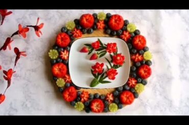 Strawberry, Kiwi and Grapes: Easy and Amazing Fruit Decoration Ideas #strawberry #kiwi #grapes #art