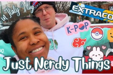 come with us to extracon pordenone nerd convention!  life in italy vlog