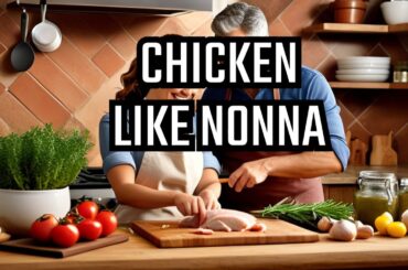 A girlfriend from Italy taught me how to cook chicken thighs!