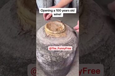 wine opening || 100 years old wine opening #shorts #wine #100yearsold