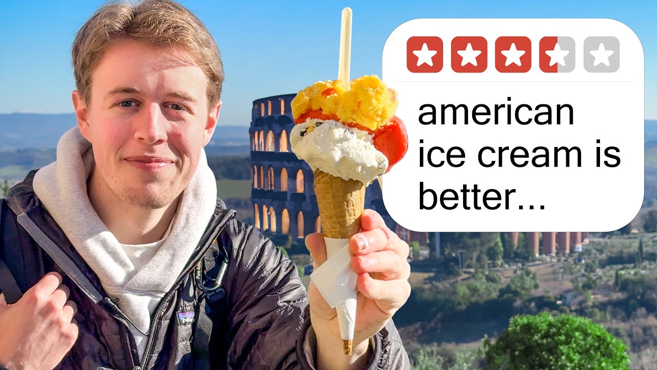 The problem with Italian gelato… The problem with Italian gelato...