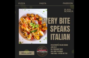 Dal Trevisano Italian Restaurant in Playa Blanca, Lanzarote