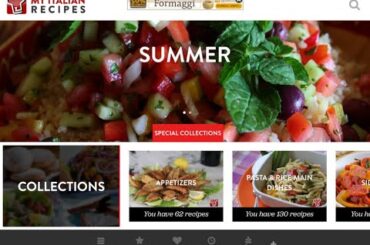 My Italian Recipes App Ipad Review ver 2.4.3