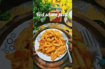 Red sauce pasta Recipe #youtubeshorts #viral #shorts #cooking @SagarsKitchen