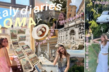 a week in rome & vatican city | italy travel vlog | best of museums, restaurants, sightseeing & more