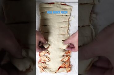 PULL APART PIZZA #recipe #shorts SEMI-HOMEMADE! LINK IN DESCRIPTION