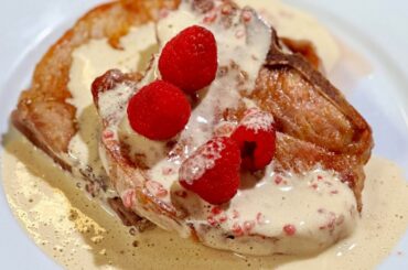Cooking with Chef Bryan: Raspberry Italian Wine Cream Broiled Pork Chops