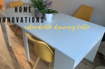 home innovations - closed 30cm extendable dining table.