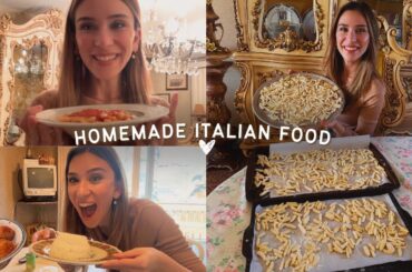 Ultimate Home-Cooked Italian Food Experience | Cheese, Pasta, Meatballs and More!