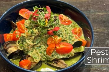 Pesto Shrimp #NationalItalianFoodDay - Chef Jason Bunin Cocoa Beach, Fl