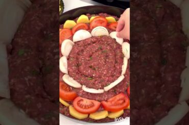 I came to the evening with a wonderful recipe. I definitely recommend you to try tray kebab.#cooking